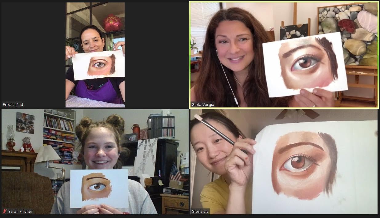 Online Art Classes — Vorgia Art Studio